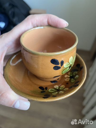 Чайный сервис глиняный