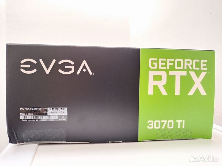 Видеокарта evga GeForce RTX 3070 Ti FTW3 ultra
