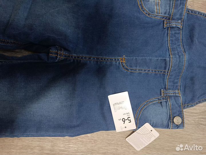 Джинсовые комбинезоны с утеплителем Mothercare