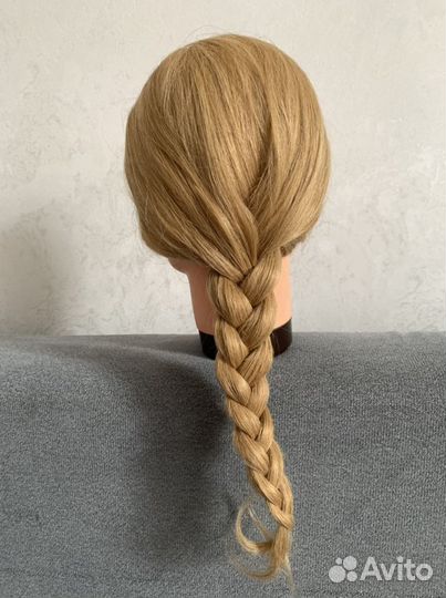 Голова манекен. Натуральный волос 50-60см