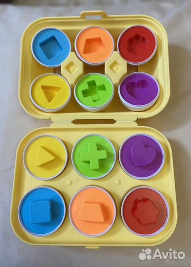 Развивающий сортер яйца - фигуры