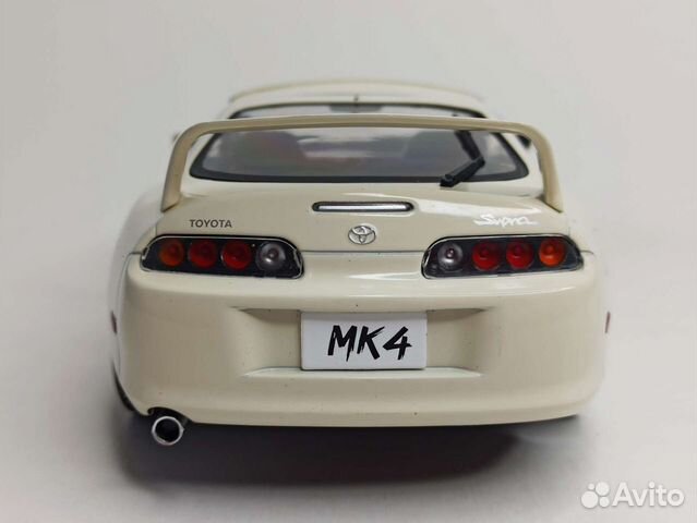 Toyota Supra Targa MK4 year 1993 white 1:18 Solido