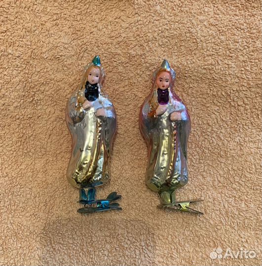 Елочная игрушка СССР Царевна Весна, раритет