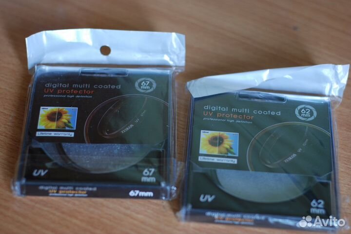 UV фильтр 62 и 67мм Zeikos, Xit, promaster