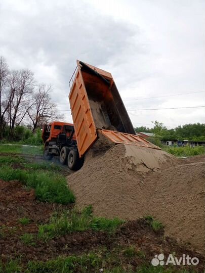 Песок речной в Борский