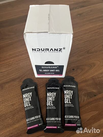 Nduranz Nrgy Unit Gel спортивное питание - 12 pcs