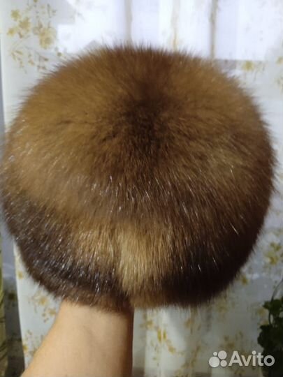 Шапка женская соболь