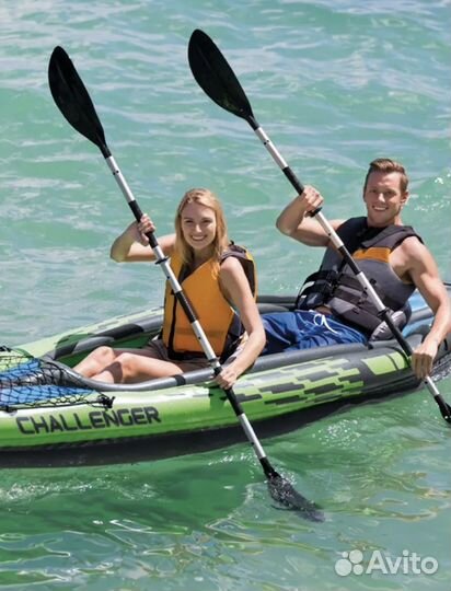 Каяк надувной двухместный