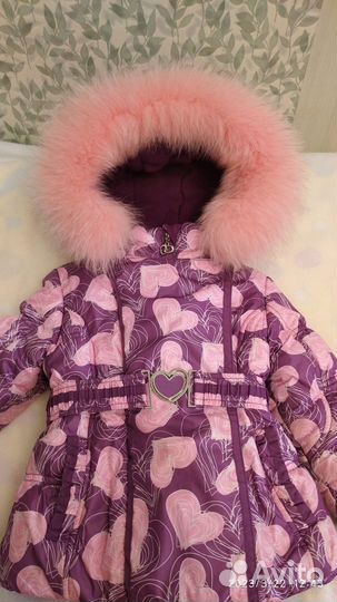 Комплект верхней одежды для девочки 86(+6) зима