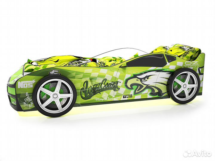 Детская кровать машина Турбо Гудзон