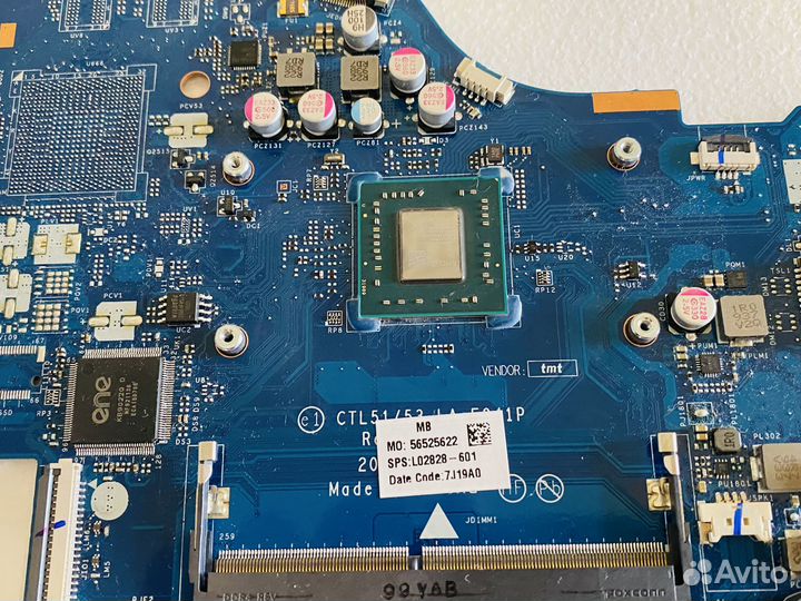 Материнская плата LA-E841P для HP 15-bw (A4-9120)