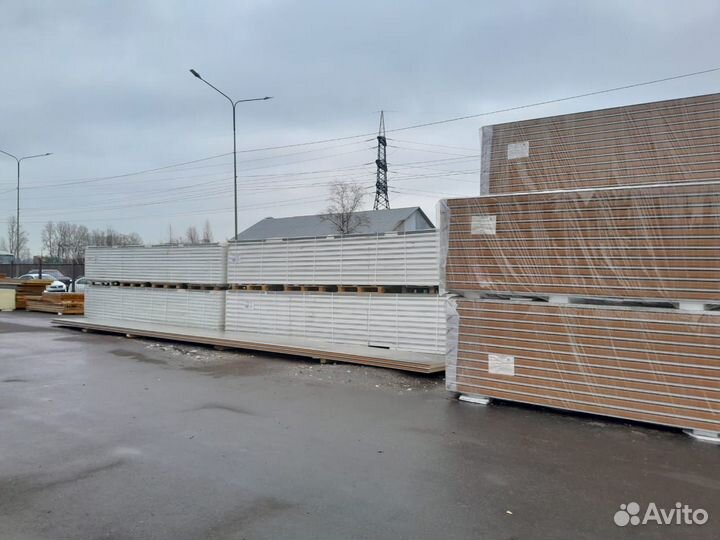 Сэндвич панели бу 10000 м2 в наличии