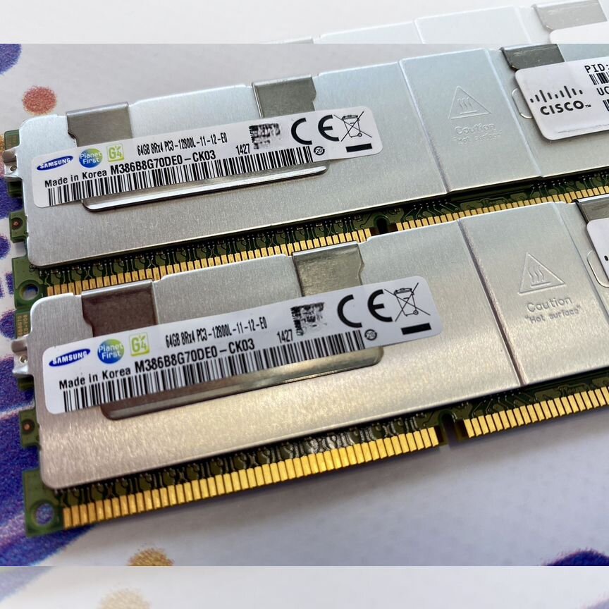 [M386B8G70DE0-CK03Q] Ddr3 64 Gb 12800mhz Ecc Reg Samsung M386b8g70de0-Ck03q