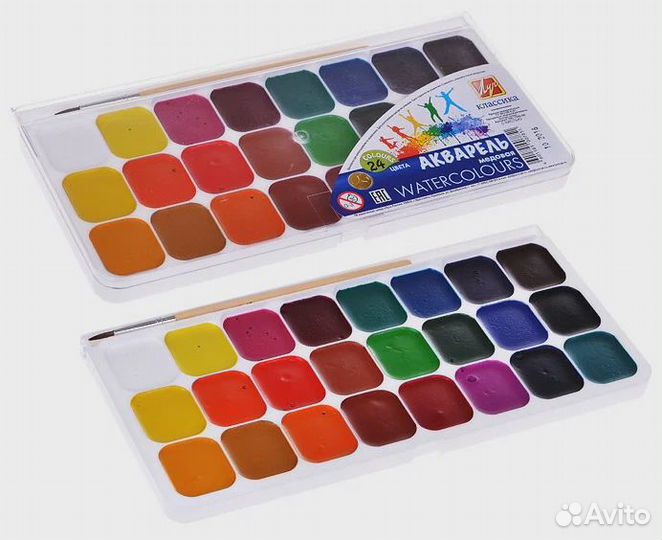 Краски акварельные 24цв Луч классика пл уп 19с1294