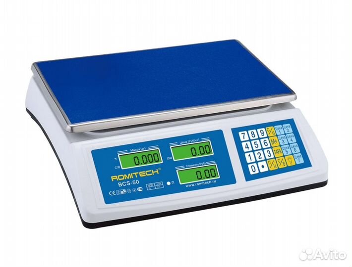 Весы торговые BCS-50(50кг/1гр) LCD