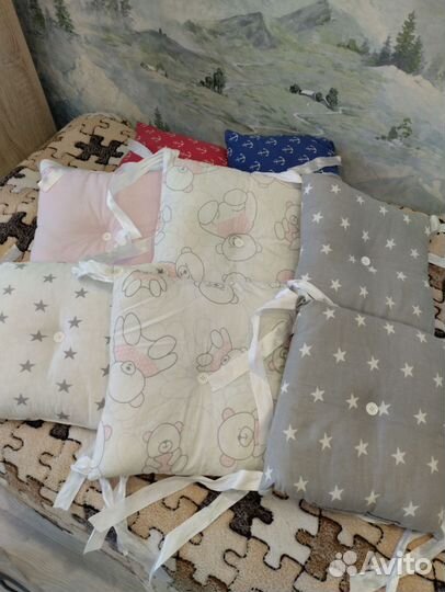 Бортики в детскую кроватку