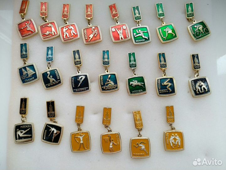 Знаки Олимпиада Москва 80 набор