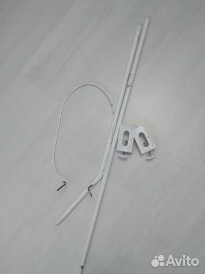 Бортики в кроватку с балдахином и держателем