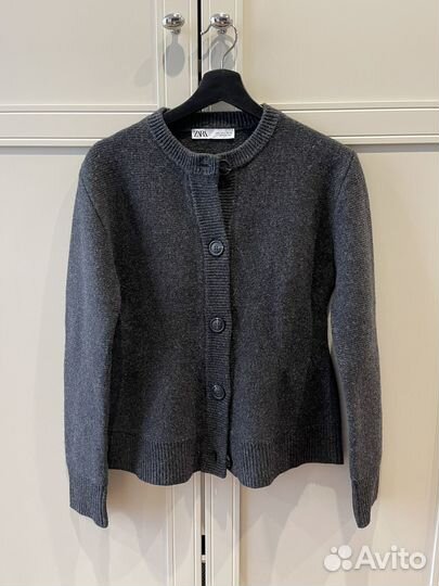Кардиган zara серый