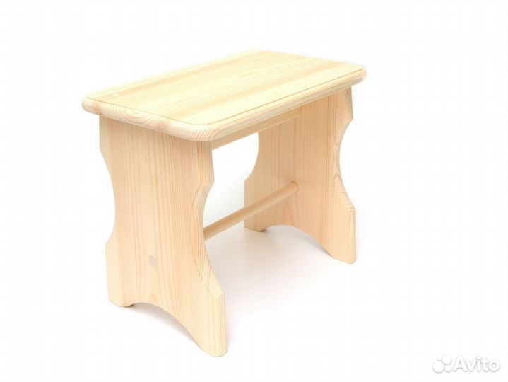 Скамейка деревянная высокая H30