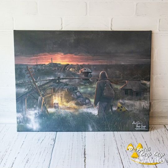 Холст, постер, кружки Сталкер