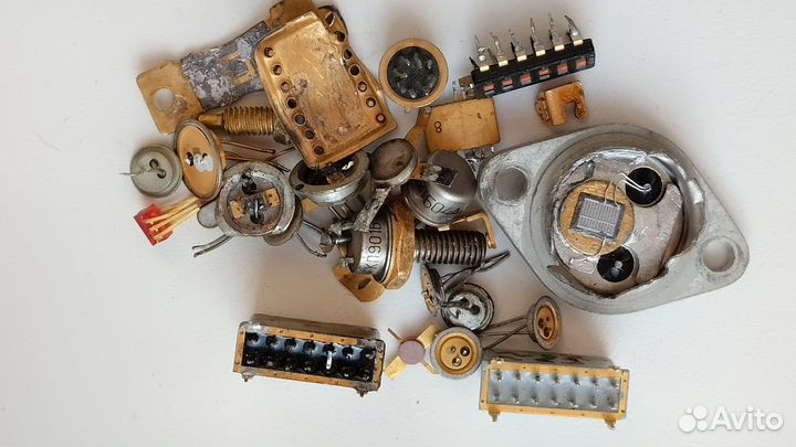 Микросхемы СССР, лигатура, лом позолота