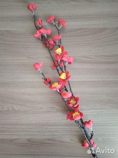 Искусственный цветок, ветка сакуры