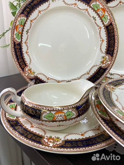 Роскошные тарелки Alfred Meakin, серия Caledonia