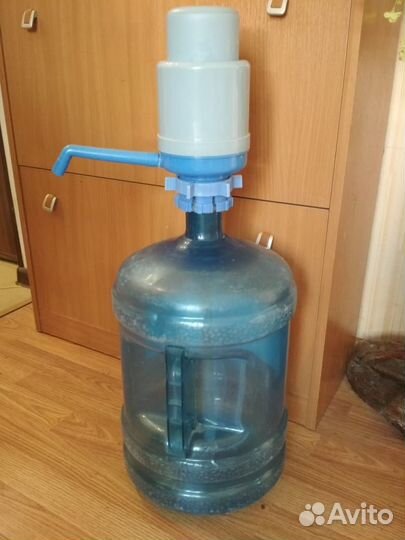 Помпа для воды + бутыль для воды 19 л