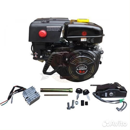 Двигатель lifan 9 л.с. 177F-D (270) (эл.ст.кат.осв