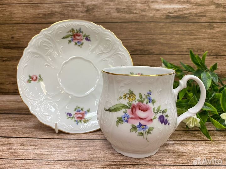 Чашка с блюдцем 2 шт 