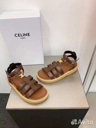 Сандалии женские Celine натуральная кожа