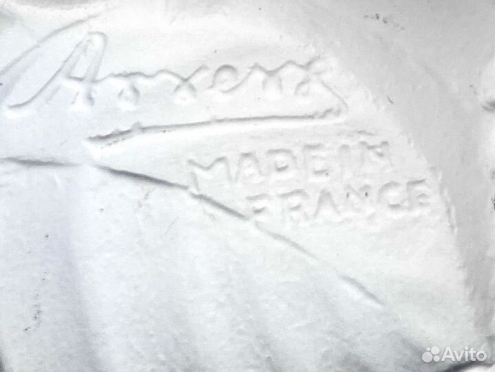 Старинная тарелка, Франция, стекло, 1930 гг