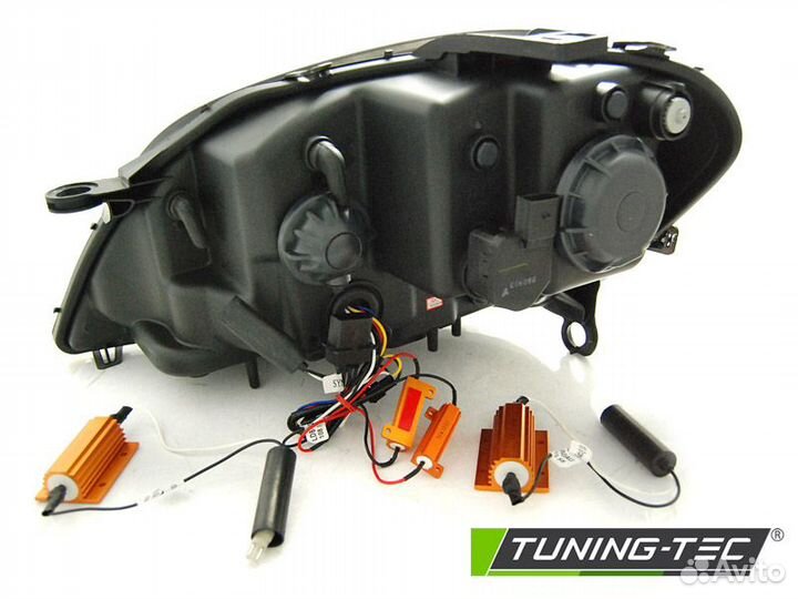 Mercedes ML 164 05-08 Фары в стиле W222 черные