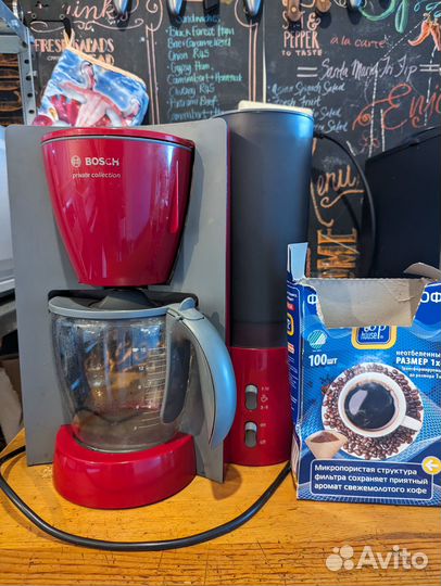 Кофеварка капельная bosch