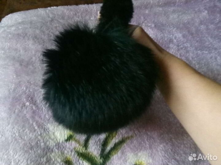 Меховые наушники