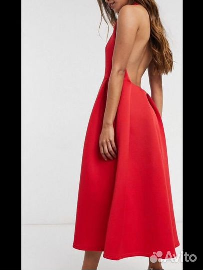 Платье красное вечернее выпускное