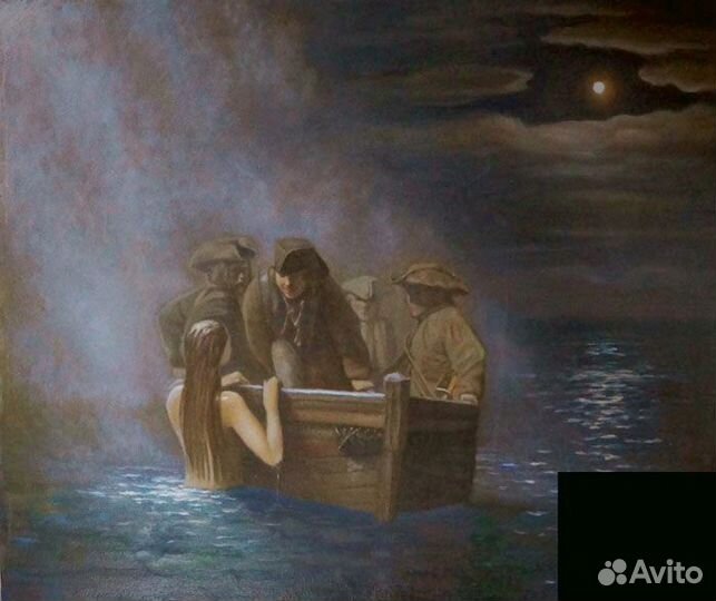 Картина маслом Русалка