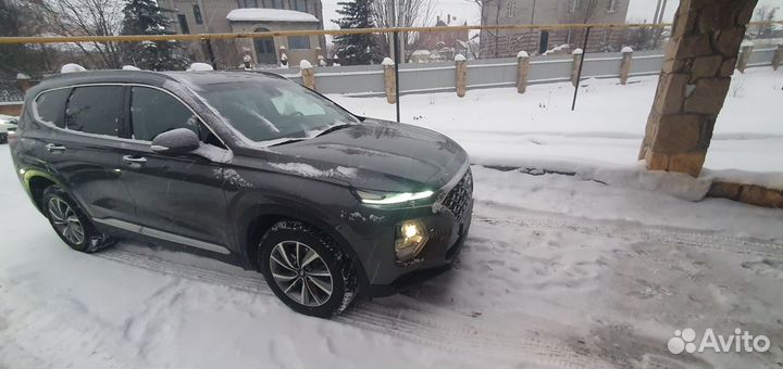 Hyundai Santa Fe 2.2 AT, 2019, 128 000 км