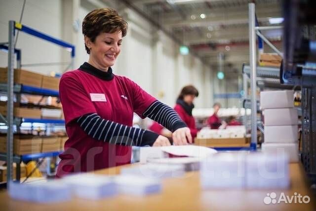 Упаковщик/упаковщица вахта