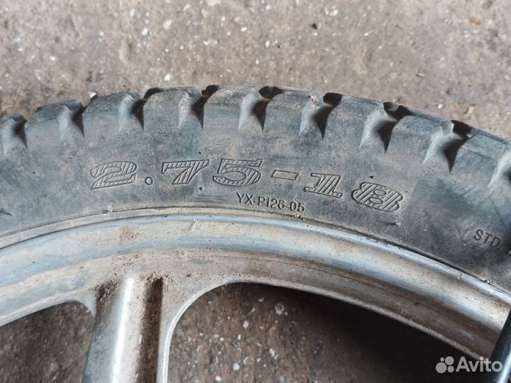 Колесо 18 переднее питбайк