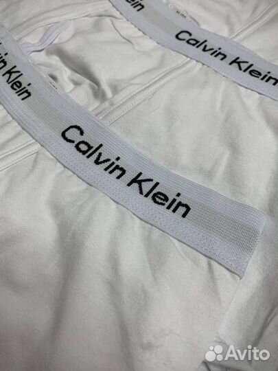 Трусы мужские белые calvin klein