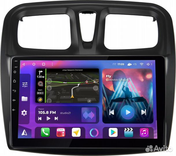 Магнитола андроид Renault Logan 2 FarCar 4/64