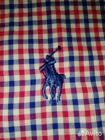 Рубашка в клетку Polo Ralph Lauren slim fit