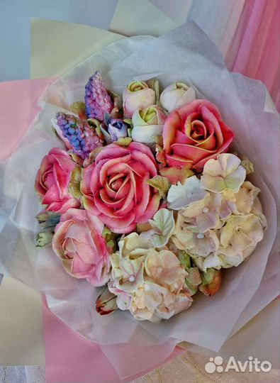 Букет на 1 сентября шикарные цветы из зефира