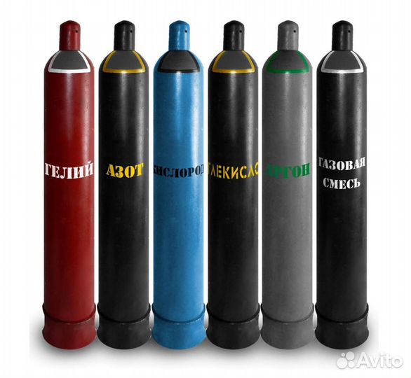 Углекислота, Аргон, Азот, Пропан, Гелий, Газ смеси
