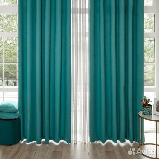 Шторы канвас Эдем Синяя птица