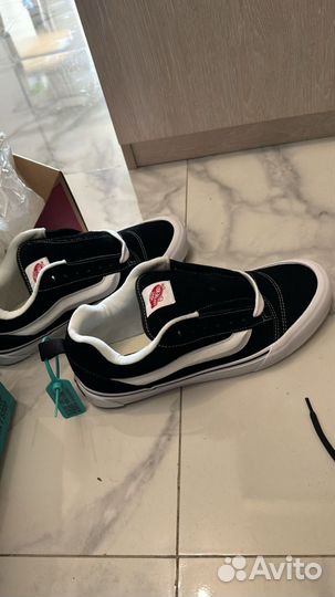 Оригинальные кроссовки vans knu skool черные