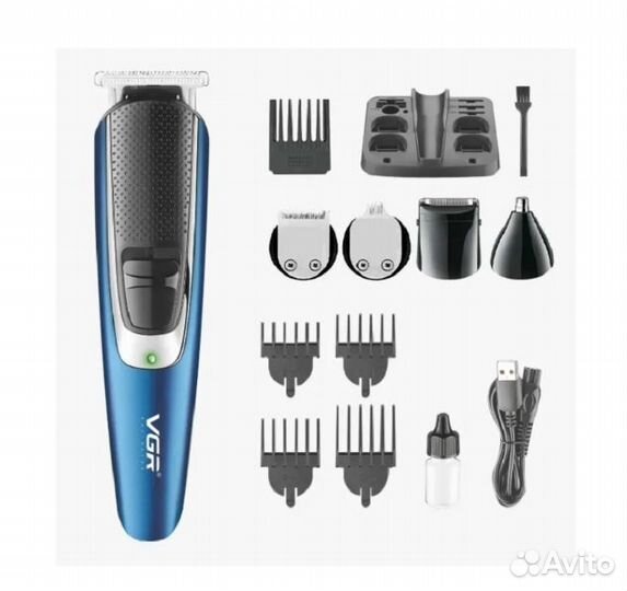 Машинка триммер для стрижки VGR-V-172 5 в 1