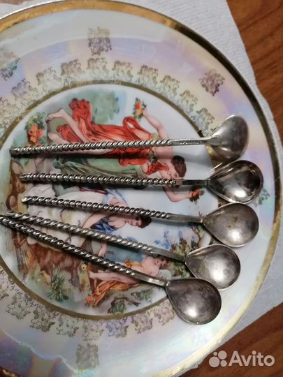 Кофейные ложки мельхиор